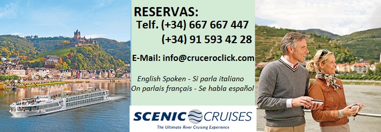 RESERVA CRUCEROS SCENIC CRUISES CRUCEROS DE LUJO SCENIC CRUISES CRUCEROS FLUVIALES DE LUJO